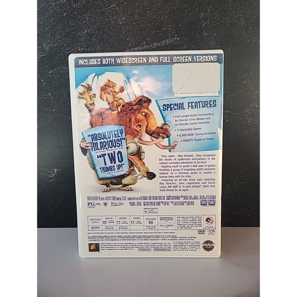 Ice Age (DVD, 2004) - Picture 3 of 10